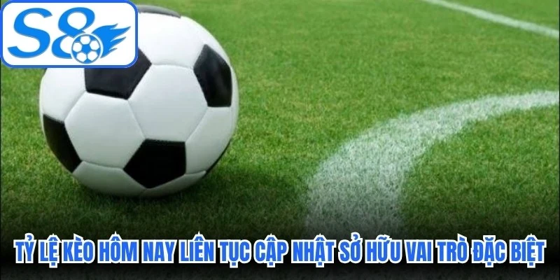 Tỷ lệ kèo hôm nay liên tục cập nhật sở hữu vai trò đặc biệt